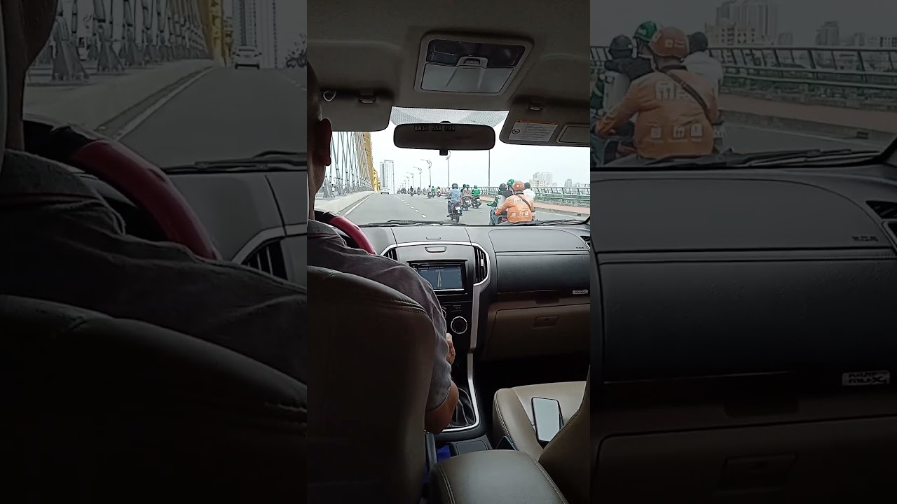 ダナン　ドラゴン橋　ホテルへ帰り道