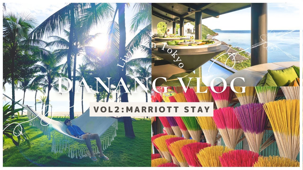 vol6.ダナン🏖️マリオット泊リゾート家族trip🤍VLOG②|マリオットダナン|フエ|バナヒルズ|神の手|シトロン|インターコンチネンタル|BLACKPINK|宮廷料理|世界遺産|ヴィラ|プール