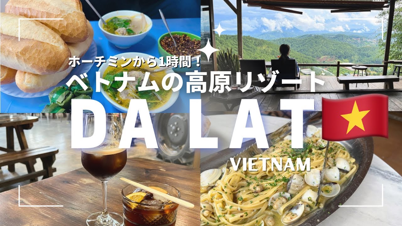 【ダラット🇻🇳】ホーチミンから１時間・ベトナムの避暑地１泊２日｜ナイトマーケット｜食べ歩き