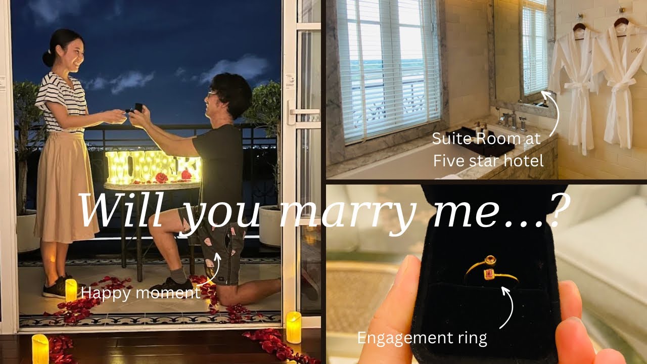 【号泣したプロポーズ大作戦…!!】第二の故郷ベトナム🇻🇳で婚約💍結婚します！🫶