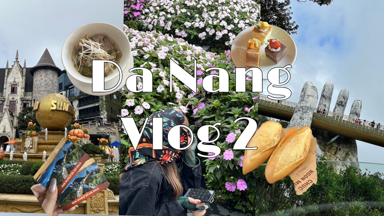 ダナンvlog 後編/ ベトナム/ ダナン/ダナン旅行/バーナーヒルズ/ ドラゴン橋/大学生旅行
