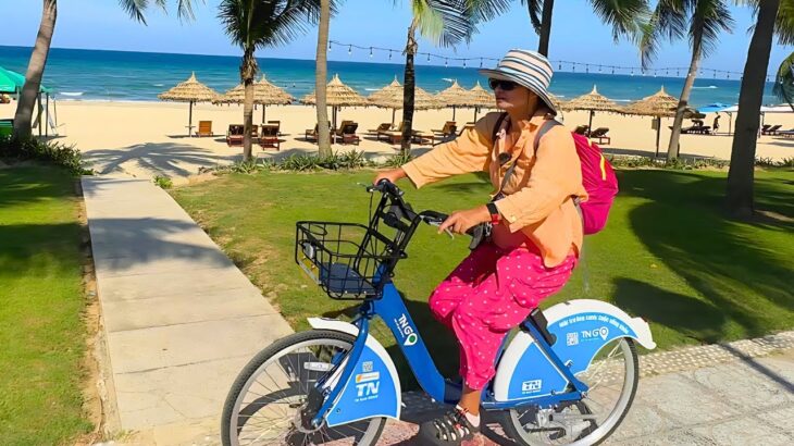 68歳、ベトナムで自転車 | ダナンのビーチラウンジ | 海外ロングステイ生活