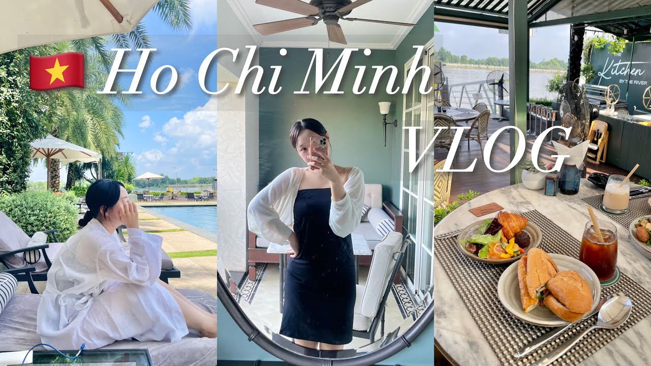 【ホーチミンVLOG】Part.2 Mia Saigon でホカンス🏖️| ディナークルーズ🚢| 2区のおしゃれなカフェ