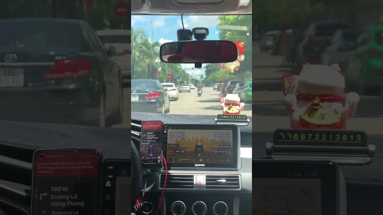 [Vietnam]ホテルに行く道路は賑やかだ (호텔로 가는 여정의 도로, So nice driving to hotel)