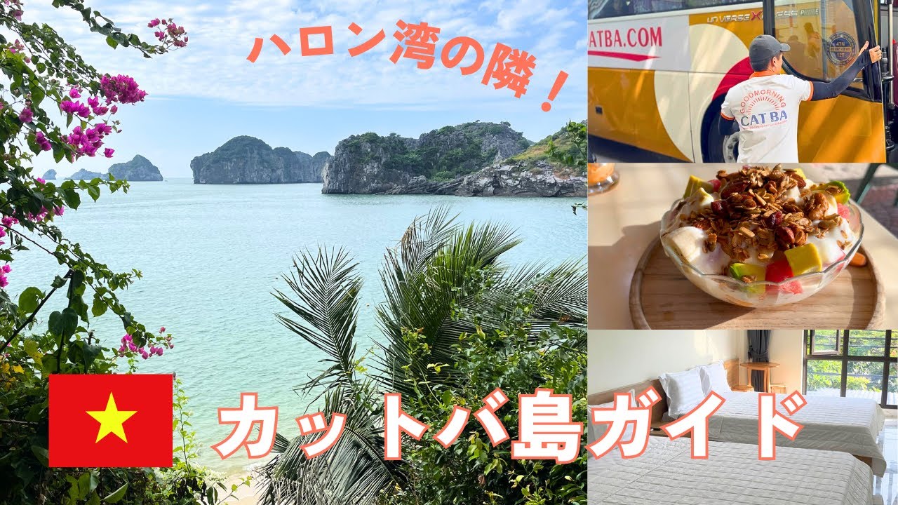 カットバ島滞在ガイド🇻🇳ハノイからの行き方、ホテル、ハロン湾ツアー、グルメなど