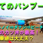 成田から初めてのバンブーエアでダナンのビーチリゾートへ、ハノイでの国内線乗継は、連絡バスで国内線ターミナルへ移動してダナン行きにチェックインで完了、ダナンからはタクシーで夜のリゾートホテルに無事到着！