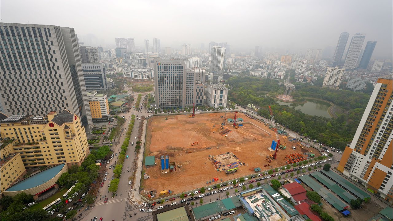 【Grand K Hotel Suites Hanoi 2bed 95㎡】Cau Giayの米国大使館近くに新築された高層階5つ星ホテル＆サービスアパート（2bed；タイプ①）をご紹介します