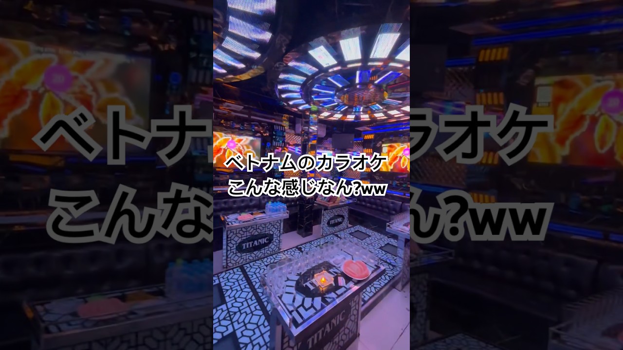 ベトナムのカラオケ豪華すぎやろwww