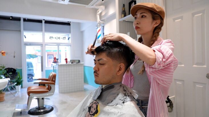 💈🇯🇵50’sダイナーをイメージした店内はまるで映画のワンシーン、東中野の理容室「EL JEFE BARBERSHOP」でバチっと決まるフェードスタイル