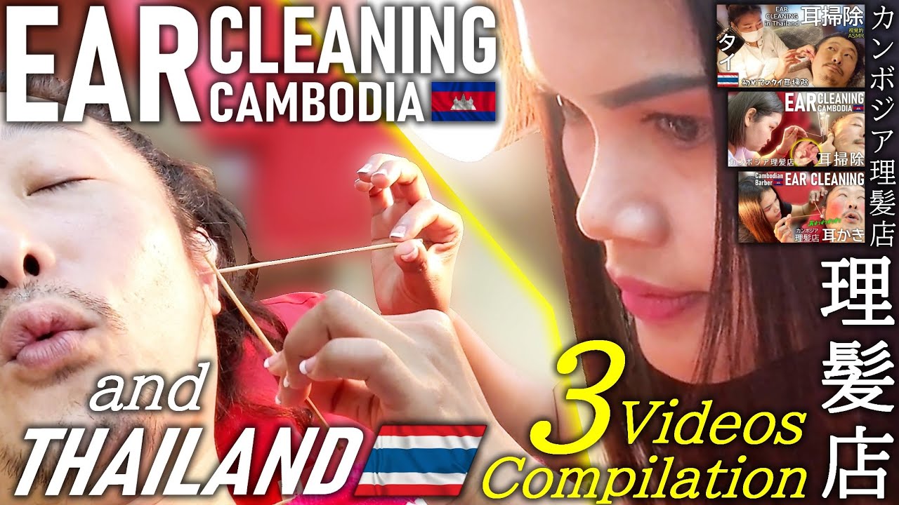 【総集編】耳かき/耳掃除/耳毛剃り 理髪店/床屋 ASMR Barber Ear Cleaning