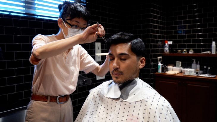 💈🇯🇵バーバーカルチャーの発信地、二子玉川の理容室「Freemans Sporting Club」での総合調髪 | 床屋 ヘアカット シャンプー フェイシャルマッサージ シェービング ASMR