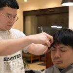 💈🇯🇵ポップなアートとアメリカンヴィンテージ家具が印象的な新中野の理容室「ヨコタトコヤ」でヘアカット、シャンプー、シェービング