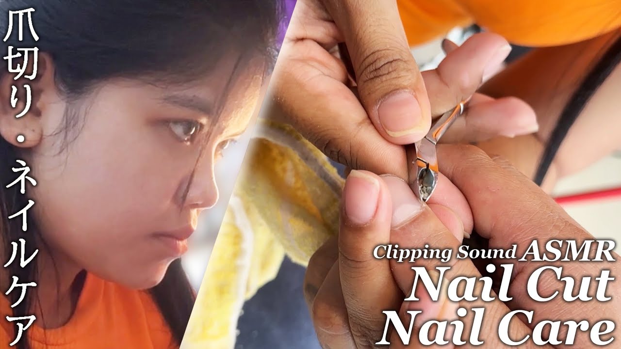 爪切りASMR/ネイルケア/カンボジア床屋 ベトナム式理髪店 Nail Cut/Nail Clipping/Barber