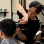 💈🇯🇵メンズカットに定評のある小岩の理容室「BARBER KITAGAWA」での総合調髪、クリームワックスで作るリラックスクラシックスタイル | カット シェービング シャンプー マッサージ ASMR