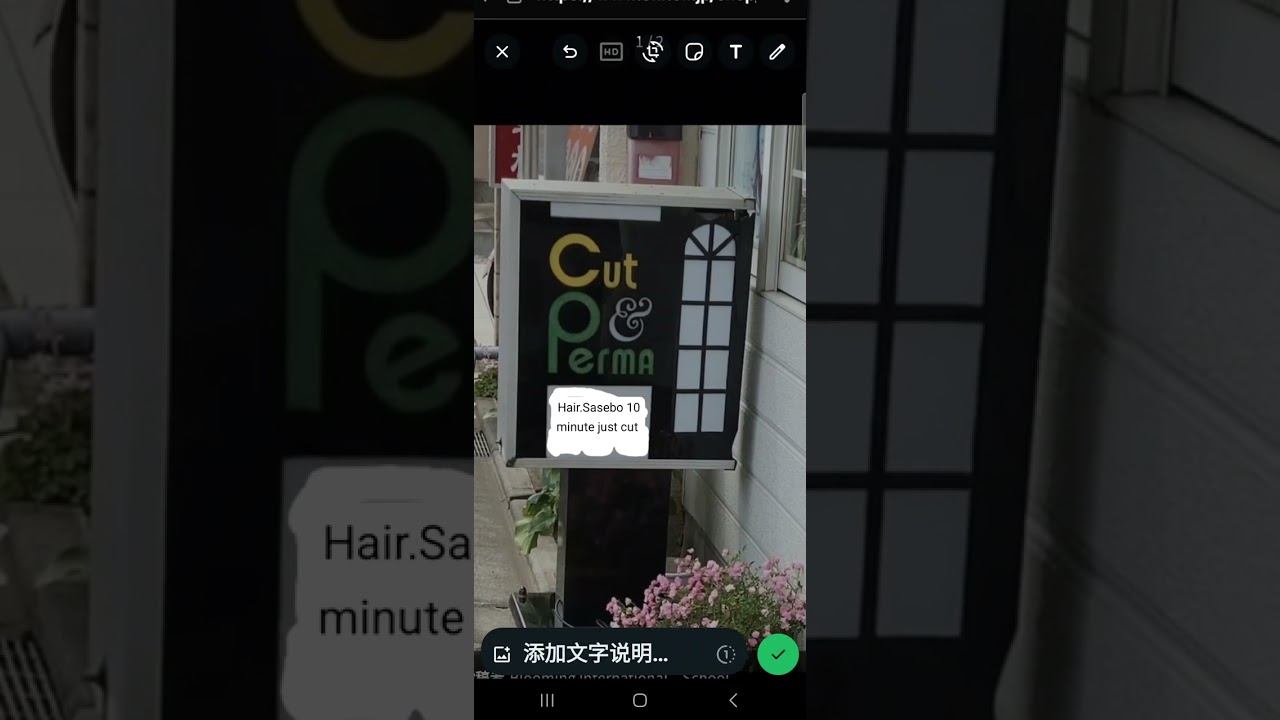 the Japan 理髪店のポール