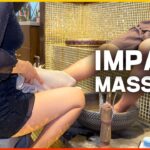 Her impact massage was lively 💈 Vietnam Barber Shop [4K 60FPS]