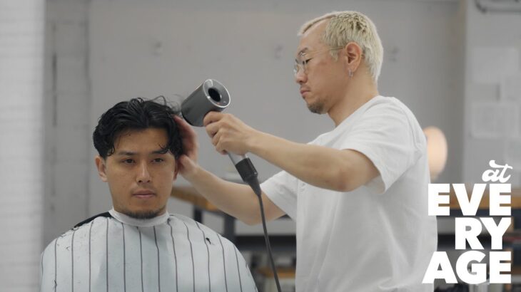 【日米ヘアカット対決・前編 / MAETA “BARBER LIFE”：マエタさん】  #センターパート #バーバー #メンズヘア #odouds