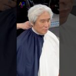 Old Man Becoming Handsome Gentleman in Korean Barber Shop