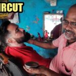 Street Barber Gives me $1 Haircut in India 🇮🇳