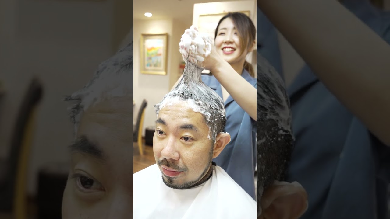 理容室のシャンプーはめちゃめちゃ気持ちいいです