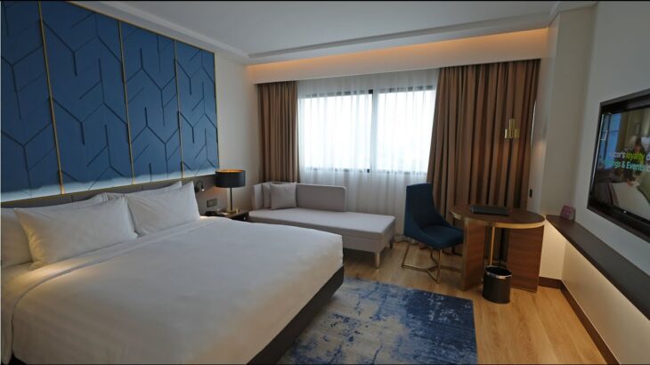 【Mövenpick Living West Hanoi Studio 36㎡】ハノイCau Giayエリアに君臨する5つ星ホテル兼サービスアパートのStudio Executiveの室内をご