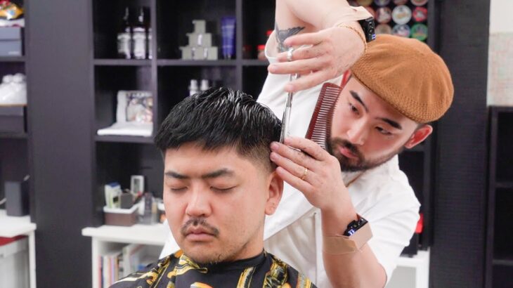 💈🇯🇵Haircut, shampoo, and shave at “THE FADERZ BARBER SHOP” in Koenji