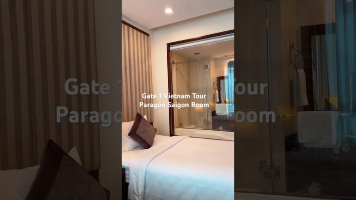 Paragon Saigon Hotel room Day 1 to Day 3 12 day Vietnam tour with Gate 1