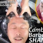 カンボジア床屋の心地よいシャンプー★ASMR Barber Hair Wash in Cambodia