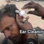 Ear Cleaning at Indian street! | Best Exprincer Street Barber Cleaning | ASMR