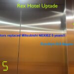 Old Nippon Elevators (Replaced New Mitsubishi NEXIEZ Elevators), Rex Hotel Uptade, HCMC, VN