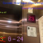 (Retake) Schindler M-Series Elevators – Caravelle Hotel Saigon (Opera Wing), HCMC, VN