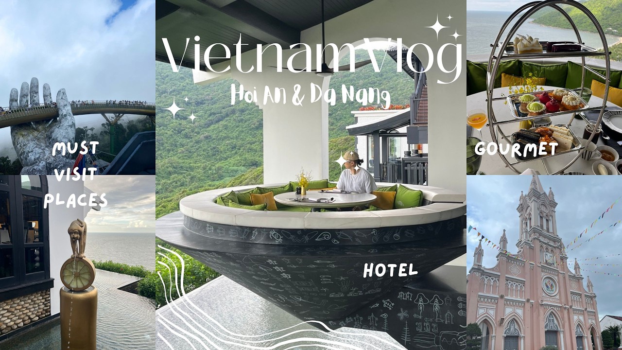 【Vietnam vlog】ベトナム絶景スポット巡り🇻🇳ダナン×ホイアン | バナヒルズ🖐️｜インターコンチネンタルダナンでアフターヌーンティー🫖｜後編