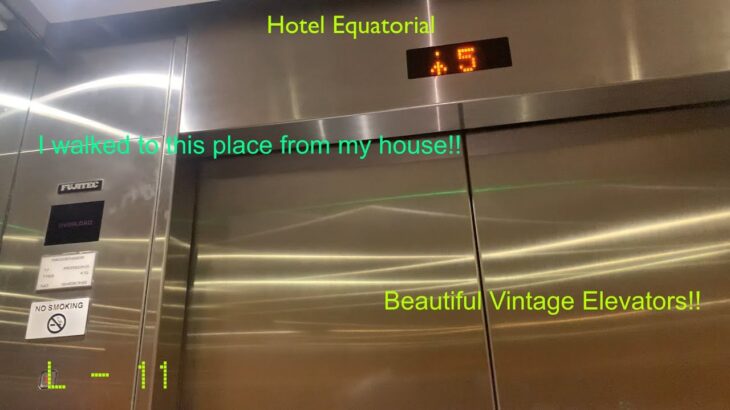 Vintage Fujitec Elevators – Hotel Equatorial, HCMC, VN