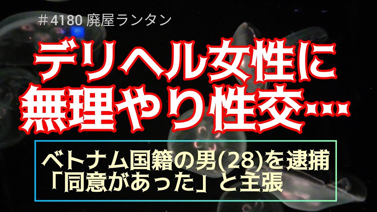 2024年＃4180 ラブホテルで派遣型風俗店の女性に無理やり性交…ベトナム国籍の男(28)を逮捕。行為は認めるも「同意があった」と主張。     2025.3.17.