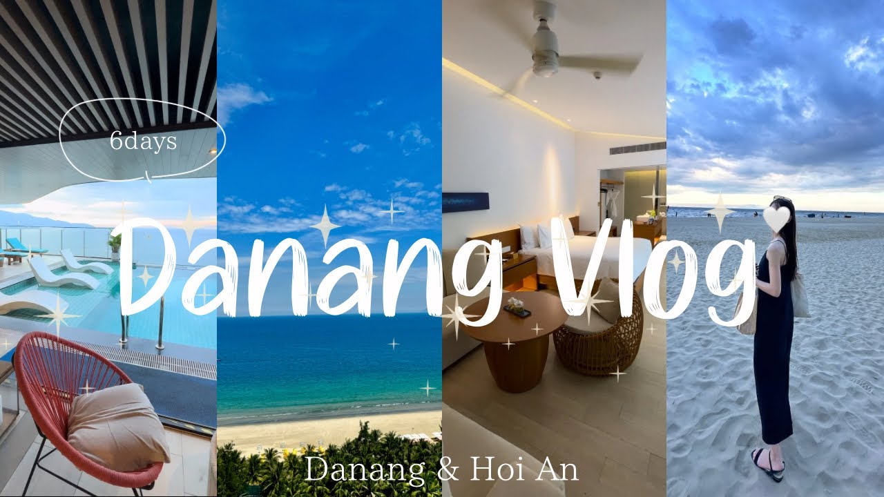 Danang Vlog ｜5泊７日のベトナム,ホイアン旅行🇻🇳 ベトナムグルメ🍽️/オーシャンビューホテル🏨/プール付きヴィラ