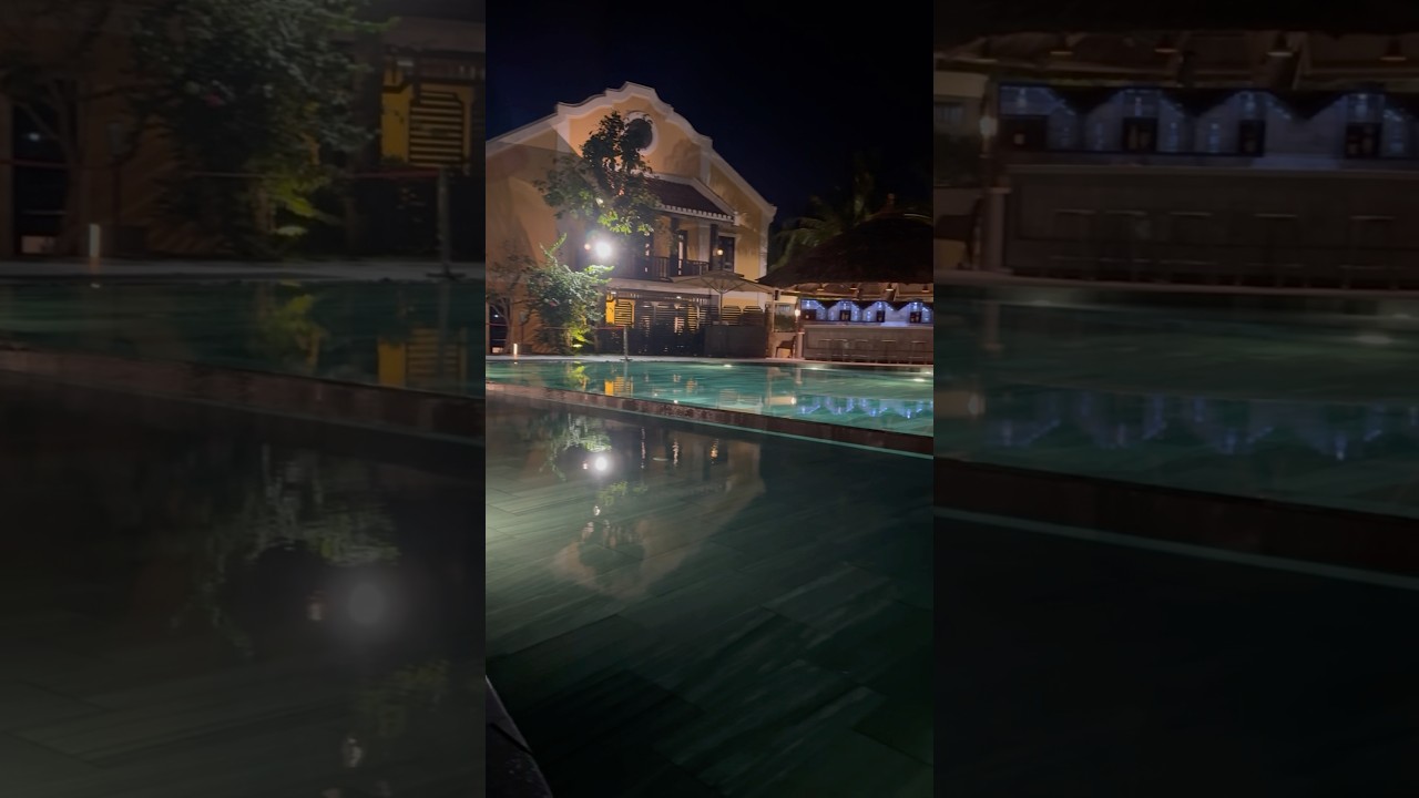 ベトナム🇻🇳ダナン赴任記録48  初めてのホイアン宿泊　HoiAn memories resort & spa  part4  夕方から夜の風景 #travel #hoian