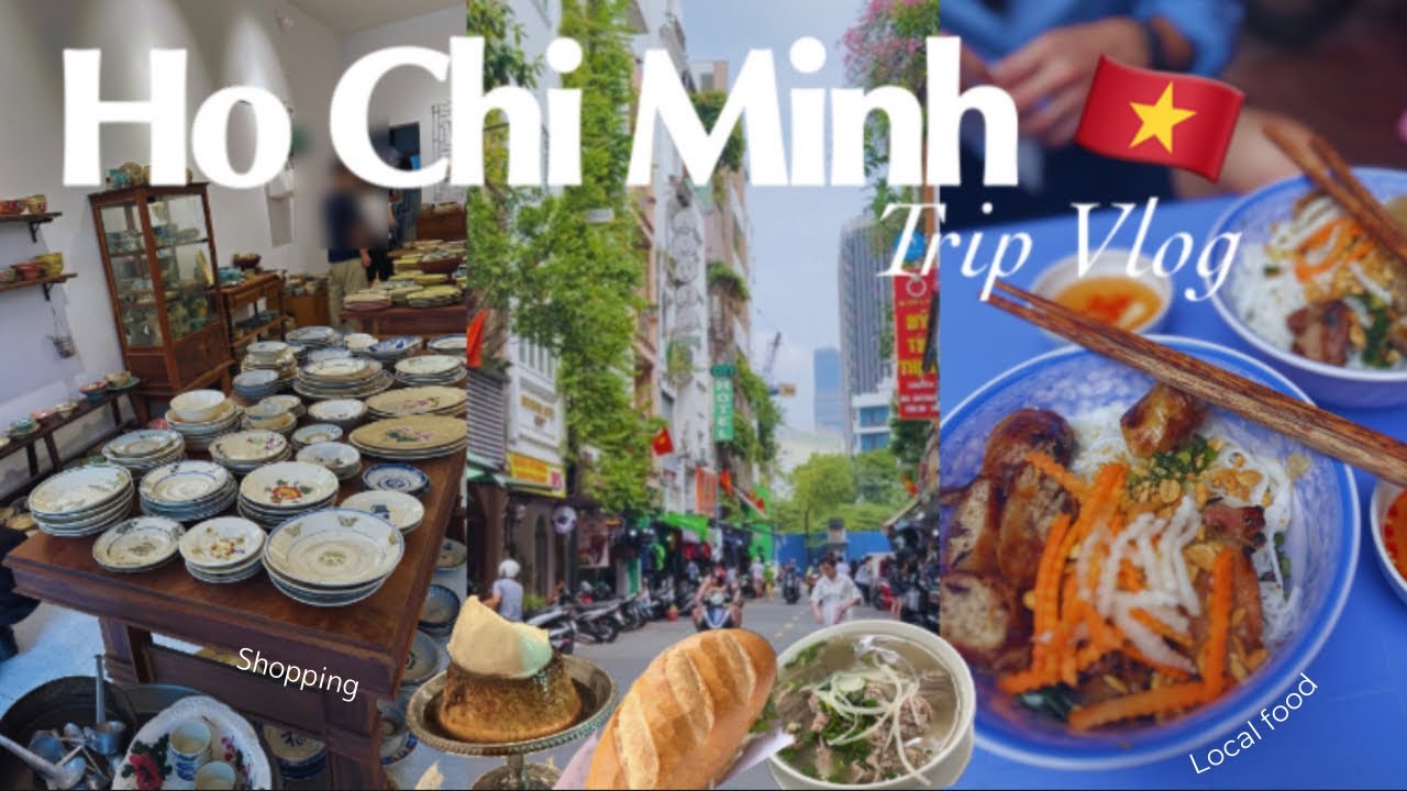 【Vietnam Trip🇻🇳】3泊4日ホーチミン旅行|定番ローカルフード|食器屋巡り|カフェ|グルメ