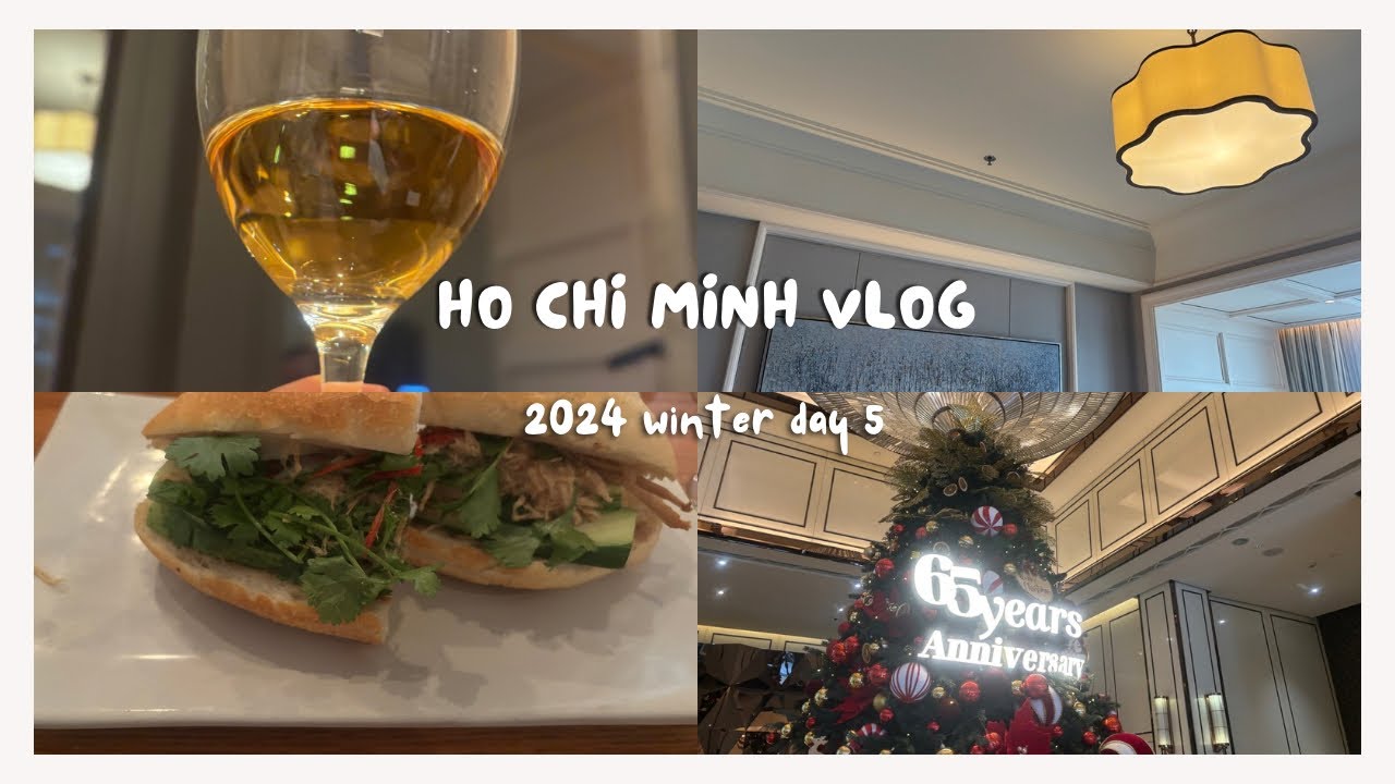 【vlog】2024年　年末ホーチミン旅行　カラベルホテルに泊まってサイゴン中央郵便局へ