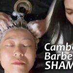 理髪店シャンプー/床屋マッサージ カンボジア ASMR Barber Shampoo