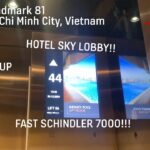(GOING UP) Fast Schindler 7000 with PORT Elevators | Landmark 81 (Hotel Sky Lobby), HCMC, VN