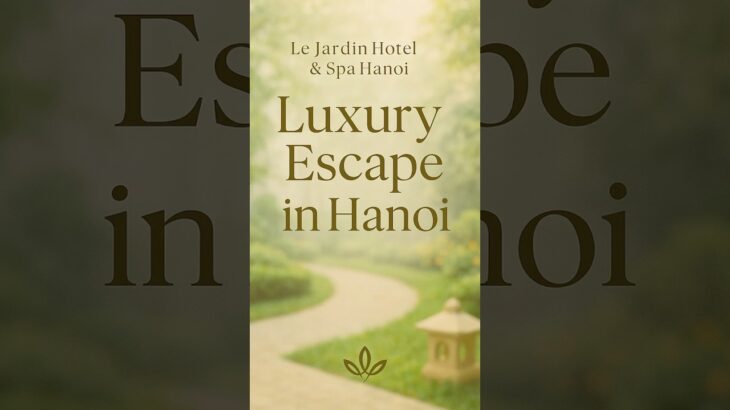 Hanoi’s timeless spirit — unwind at Le Jardin Hotel & Spa..#travel #vietnam #stay #shorts #vacation
