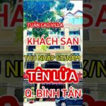 Khách sạn khu Tên Lửa Bình Tân, Dòng tiền khai thác 4,2 tỷ/năm, Giá chỉ 72 Tỷ