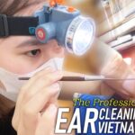 【耳かき】ベトナム理髪店の耳毛剃り ローカル床屋 ASMR Ear Cleaning