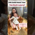 REAL Gold Walls, Furniture, Commode and More | 24K Gold Hotel Room Price Will Shock You