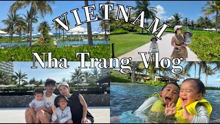 【子連れ海外旅行Vlog】ベトナム🇻🇳ニャチャン前編🌴リゾートで過ごす家族Vlog🏝️🩵