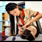 베트남 하노이 이발관 l barbershop in Hanoi has great skills | 若いベトナム人マッサージ師。ぐっすり眠れる