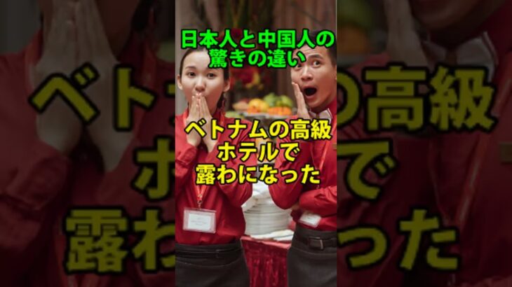 【ベトナムの高級ホテルで露わになった“日本人と中国人の驚きの違い】  #ありがとう #すばらしい #ニッポン #日本文化 #外国人が驚いた #海外旅行 #ビュッフェ文化 #ありがとうニッポン