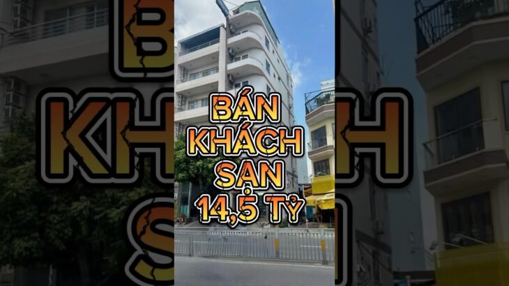 Bán khách sạn có thu nhập cao trung tâm Sài Gòn quận Tân Phú#khachsan #bannhasaigon #nhamattien