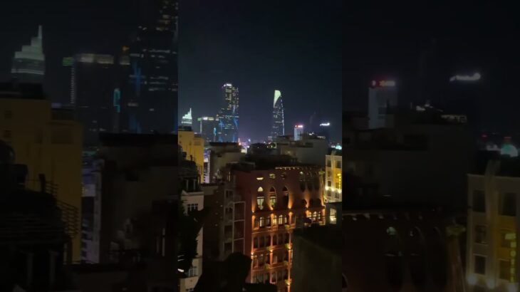 Saigon Central View from La Siesta Hotel #Vietnam #2025