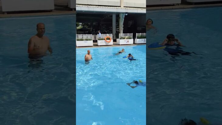 swimming pool first hotel ho chin min #vietnamtravel #viralreels #travel #hotelandjourneytravels